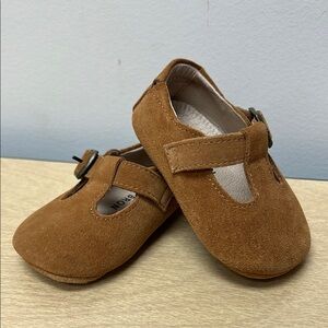 Brown Suede Kids Shoes